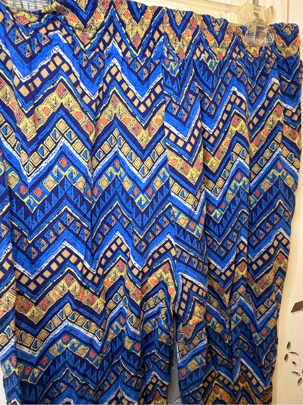 Forever 21 Blue Boho Print Pants - Picture 8 of 11